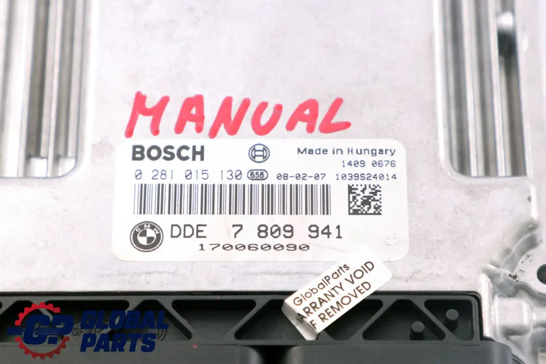 M57N2 ECU Control Unit Basic DDE to BMW 3 5 Series E60 LCI E90 325d 525d with Part number 7809941 BMW 3 5 Series E60 LCI E90 325d 525d M57N2 ECU Control Unit Basic DDE - SKU 7809941 - Part number 7809941