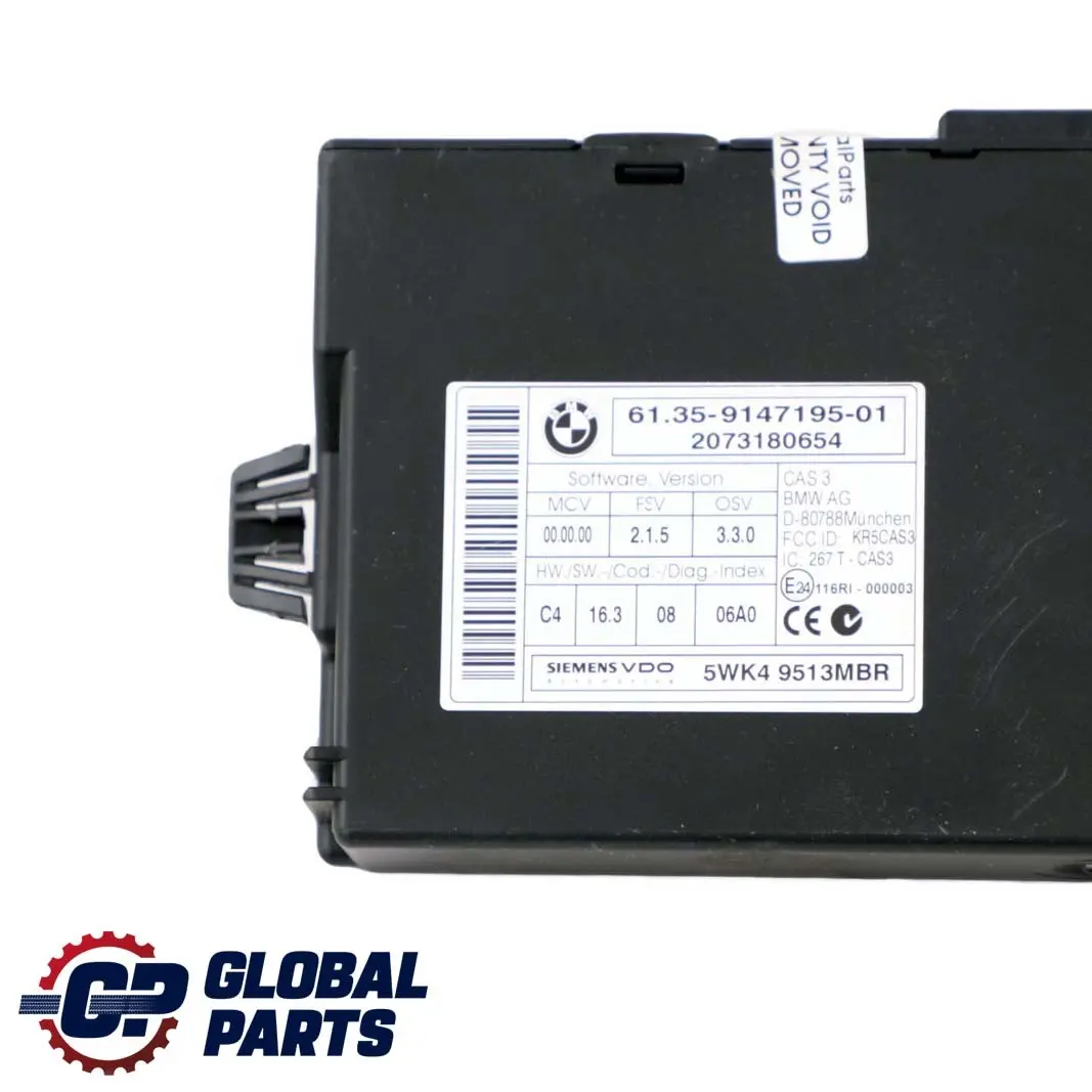 BMW E90 E91 E92 330d M57N2 231HP Engine ECU KIT DDE CAS + Key Automatic - SKU 7809944-2 - Part number 7809944