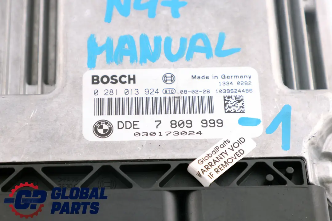 N47 Engine DDE ECU Control Unit Manual to BMW X3 Series E83 LCI 1.8d 2.0d with Part number 7809999 BMW X3 Series E83 LCI 1.8d 2.0d N47 Engine DDE ECU Control Unit Manual - SKU 7809999-1 - Part number 7809999