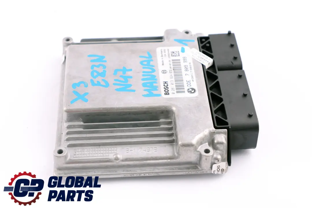 BMW X3 Series E83 LCI 1.8d 2.0d N47 Engine DDE ECU Control Unit Manual - SKU 7809999-1 - Part number 7809999