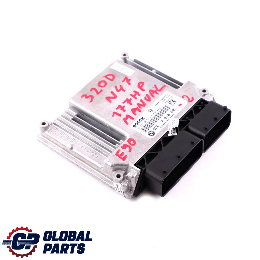 BMW E60 E81 E87 LCI E90 120d 320d 520d N47 Unité contrôle moteur ECU DDE - SKU 7810000 - Numéro de pièce 7810000