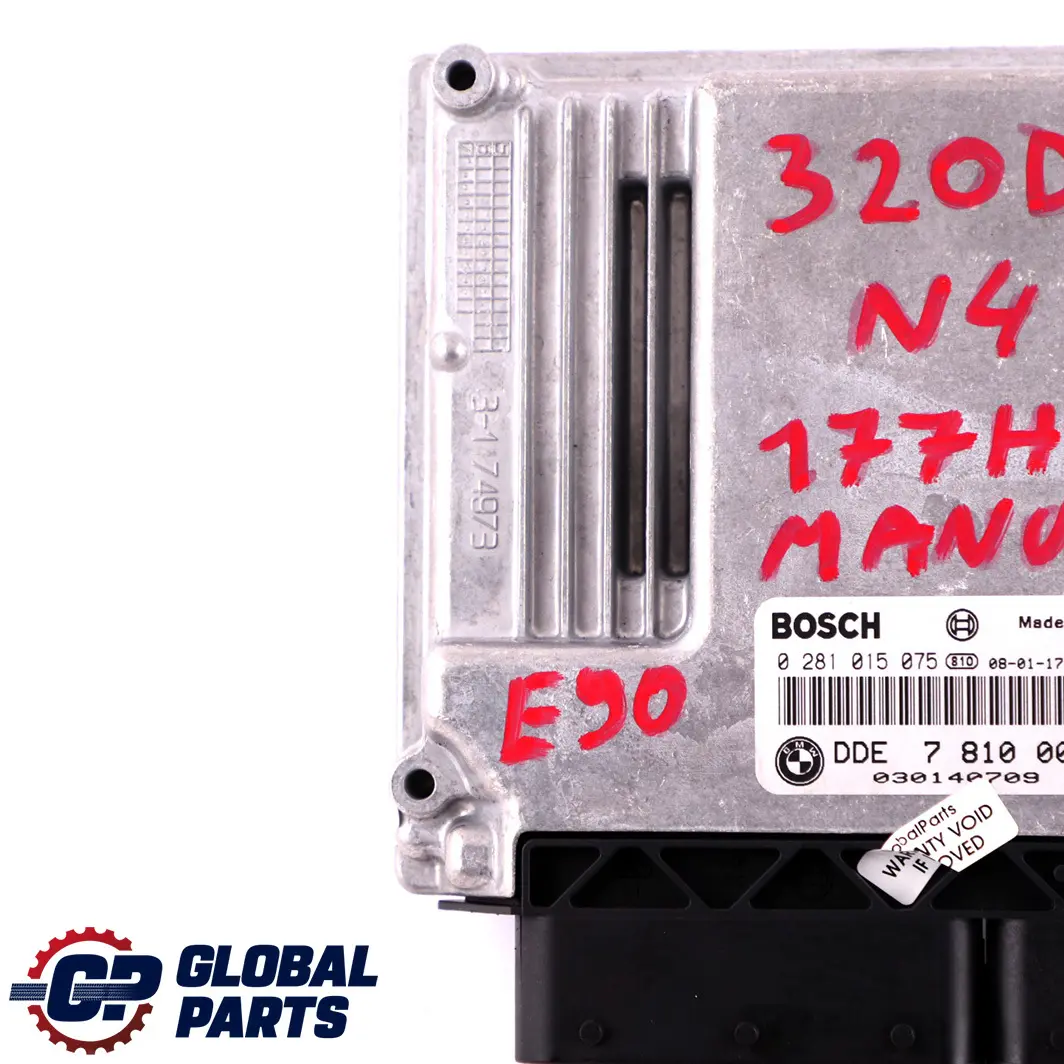 N47 Engine Control Unit ECU DDE to BMW E60 E81 E87 LCI E90 120d 320d 520d with Part number 7810000 BMW E60 E81 E87 LCI E90 120d 320d 520d N47 Engine Control Unit ECU DDE - SKU 7810000 - Part number 7810000