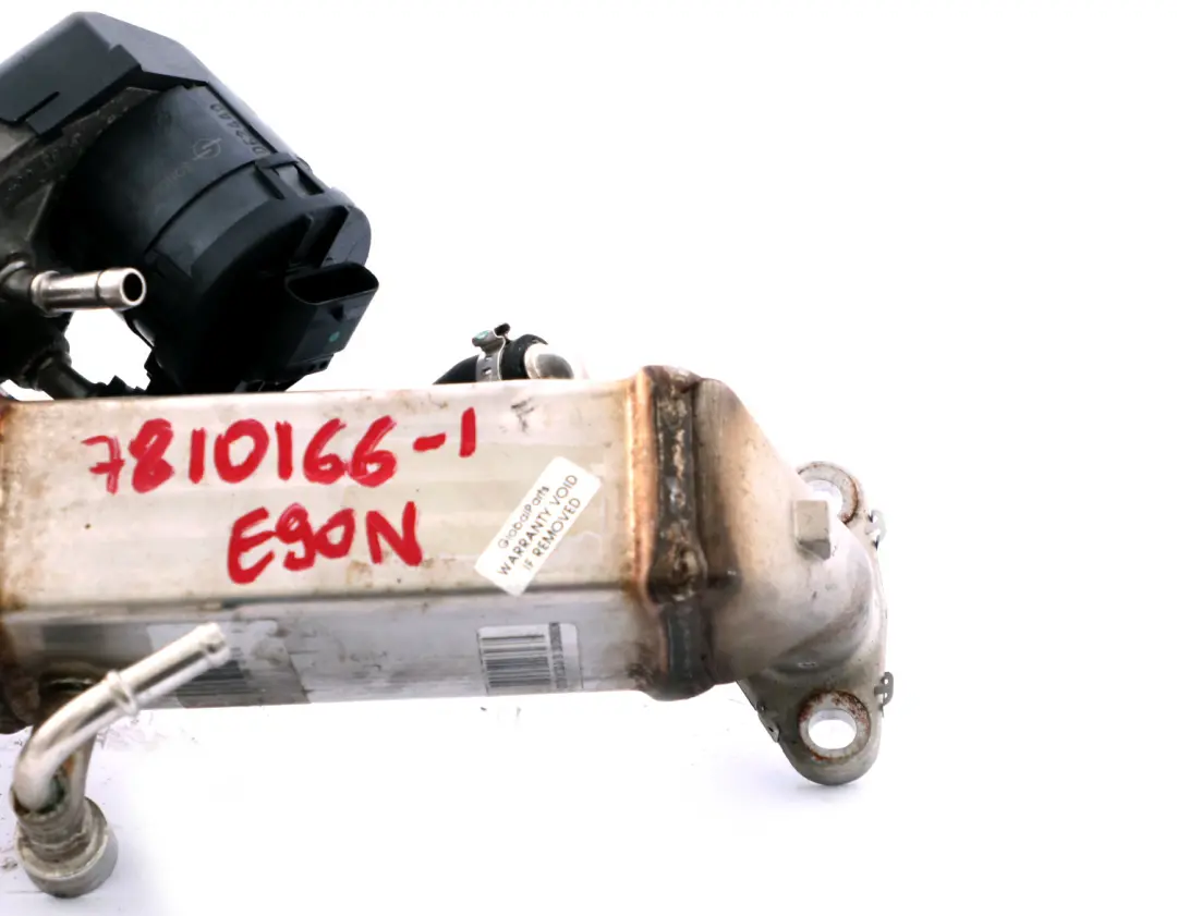 BMW E81 E87 E90 E91 LCI N47 Collettore Scarico Valvola EGR Raffreddatore - SKU 7810166-1 - Numero di parte 7810166