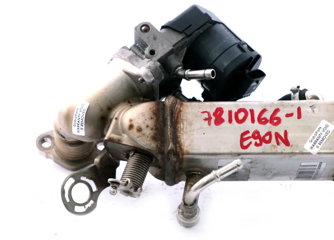 BMW E81 E87 E90 E91 LCI N47 Collettore Scarico Valvola EGR Raffreddatore - SKU 7810166-1 - Numero di parte 7810166