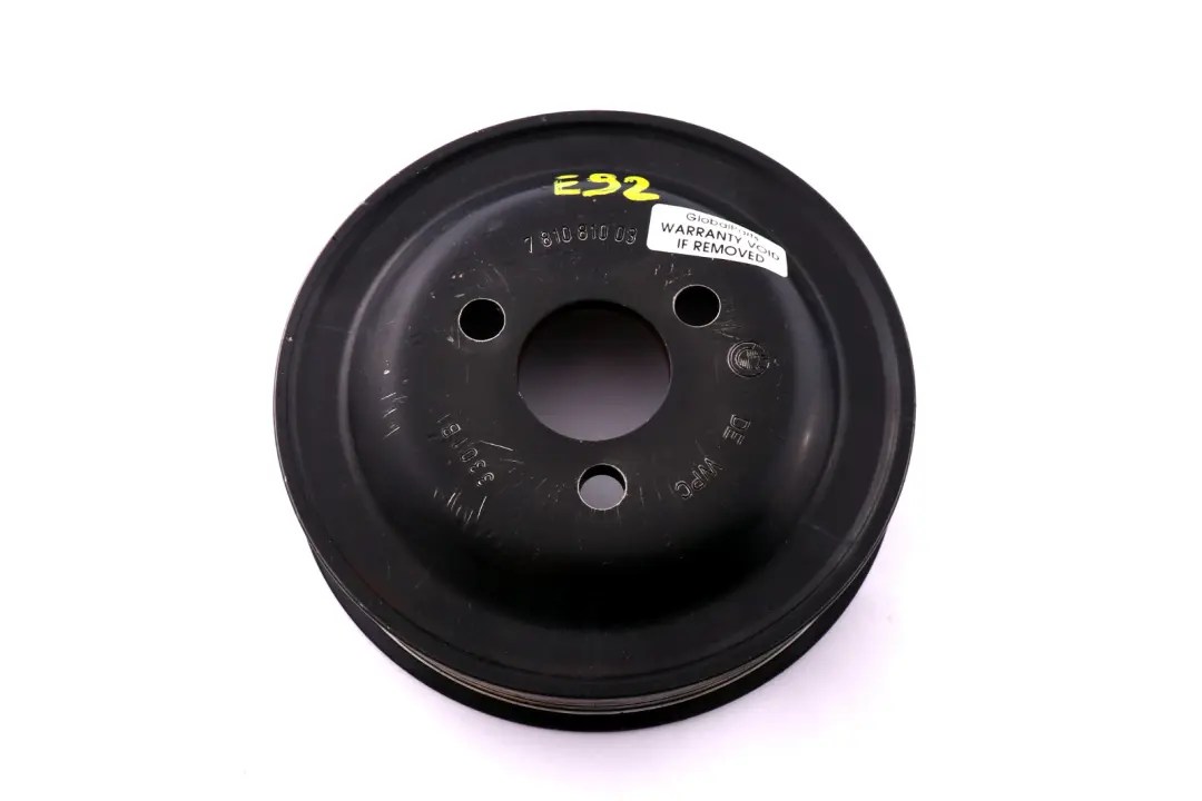 Polea De La bomba De direccion asistida para BMW E90 E91 E92 E93 LCI con número de pieza 7810810 BMW E90 E91 E92 E93 LCI Polea De La bomba De direccion asistida - SKU 7810810 - Número de pieza 7810810