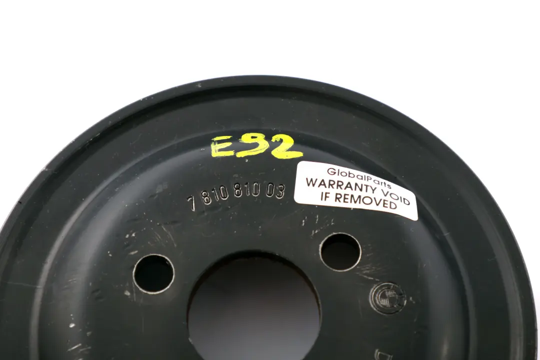 Poulie de pompe de direction assistee BMW 3 Serie E90 E91 E92 E93 LCI - SKU 7810810 - Numéro de pièce 7810810