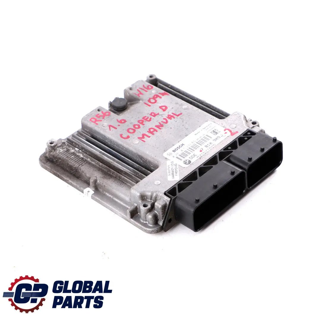ECU Kit DDE CAS3 + Key Manual to Mini Cooper D R55 R56 Diesel W16 1.6 with Part number 7810909 Mini Cooper D R55 R56 Diesel W16 1.6 ECU Kit DDE CAS3 + Key Manual - SKU 7810909-2 - Part number 7810909