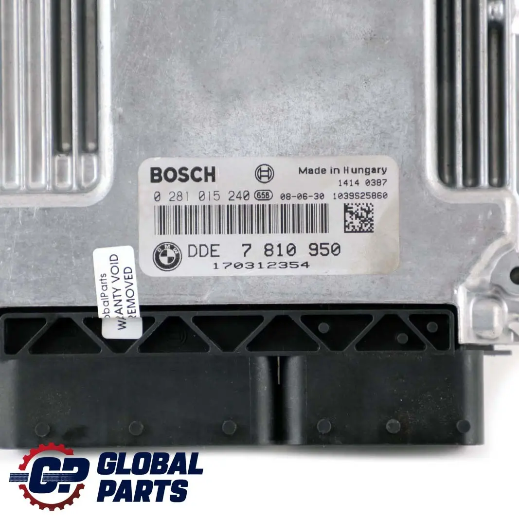BMW E60 E61 LCI 530d M57N2 235HP Engine ECU KIT DDE CAS3 + Key Automatic - SKU 7810950-1 - Part number 7810950