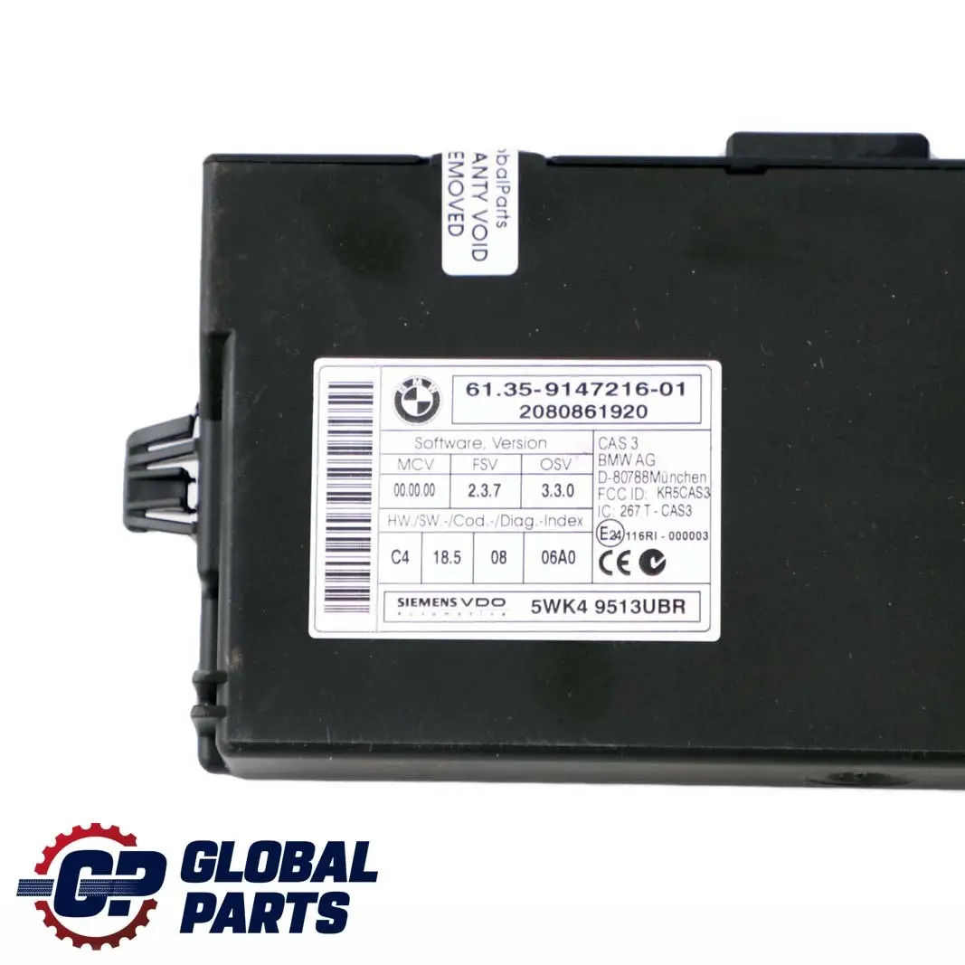 BMW E60 E61 LCI 530d M57N2 235HP Engine ECU KIT DDE CAS3 + Key Automatic - SKU 7810950-1 - Part number 7810950