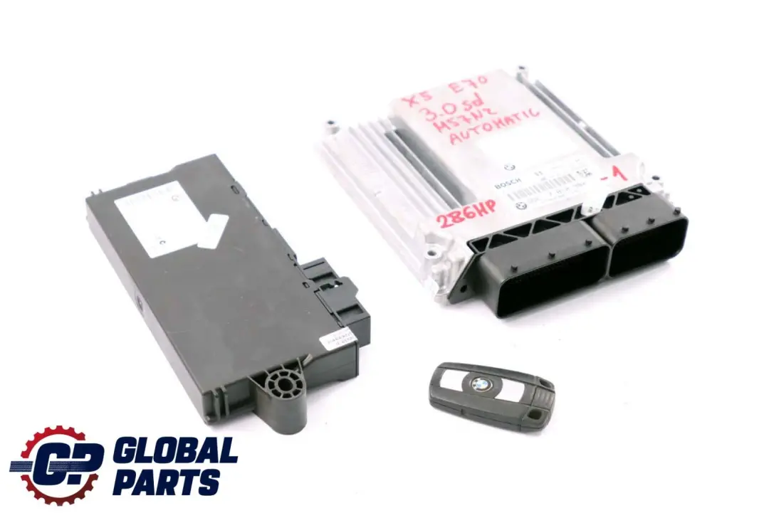 BMW E60 E90 X5 E70 3.0sd 335d 535d M57N2 Engine ECU KIT DDE CAS3 + Key - SKU 7810980-1 - Part number 7810980