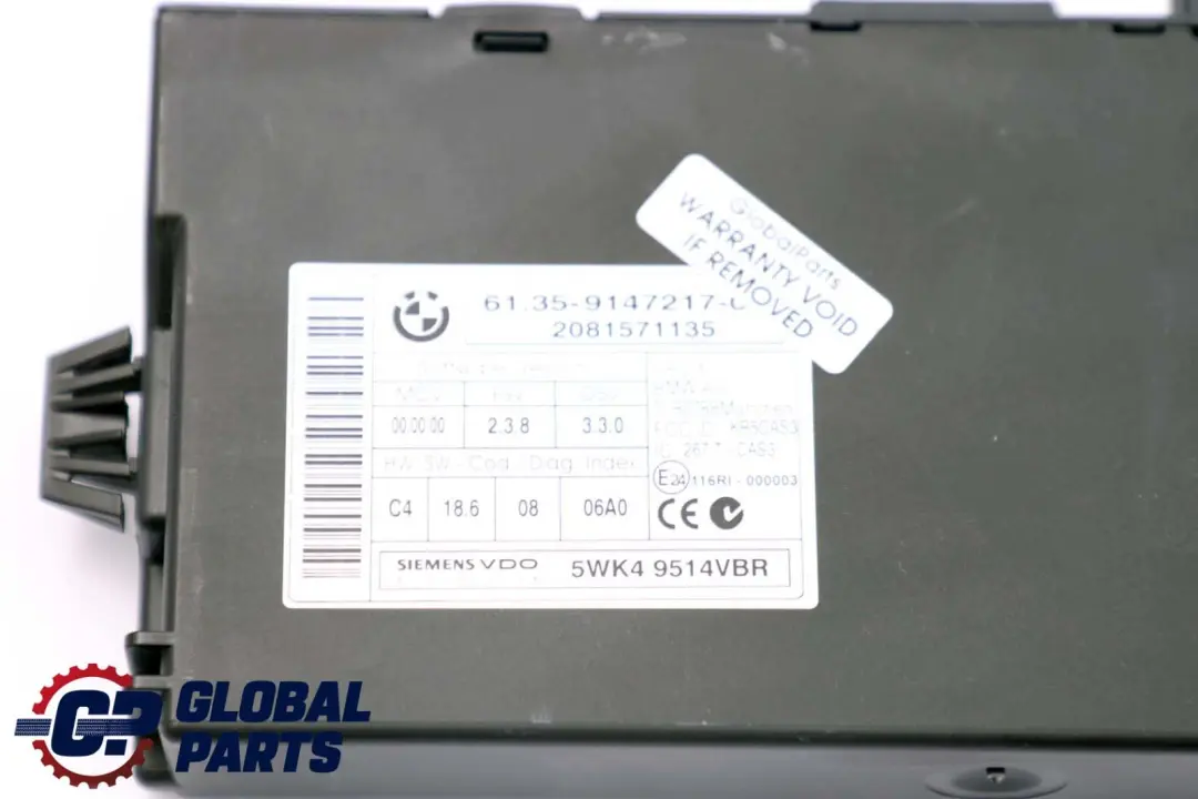 BMW E60 E90 X5 E70 3.0sd 335d 535d M57N2 Engine ECU KIT DDE CAS3 + Key - SKU 7810980-1 - Part number 7810980