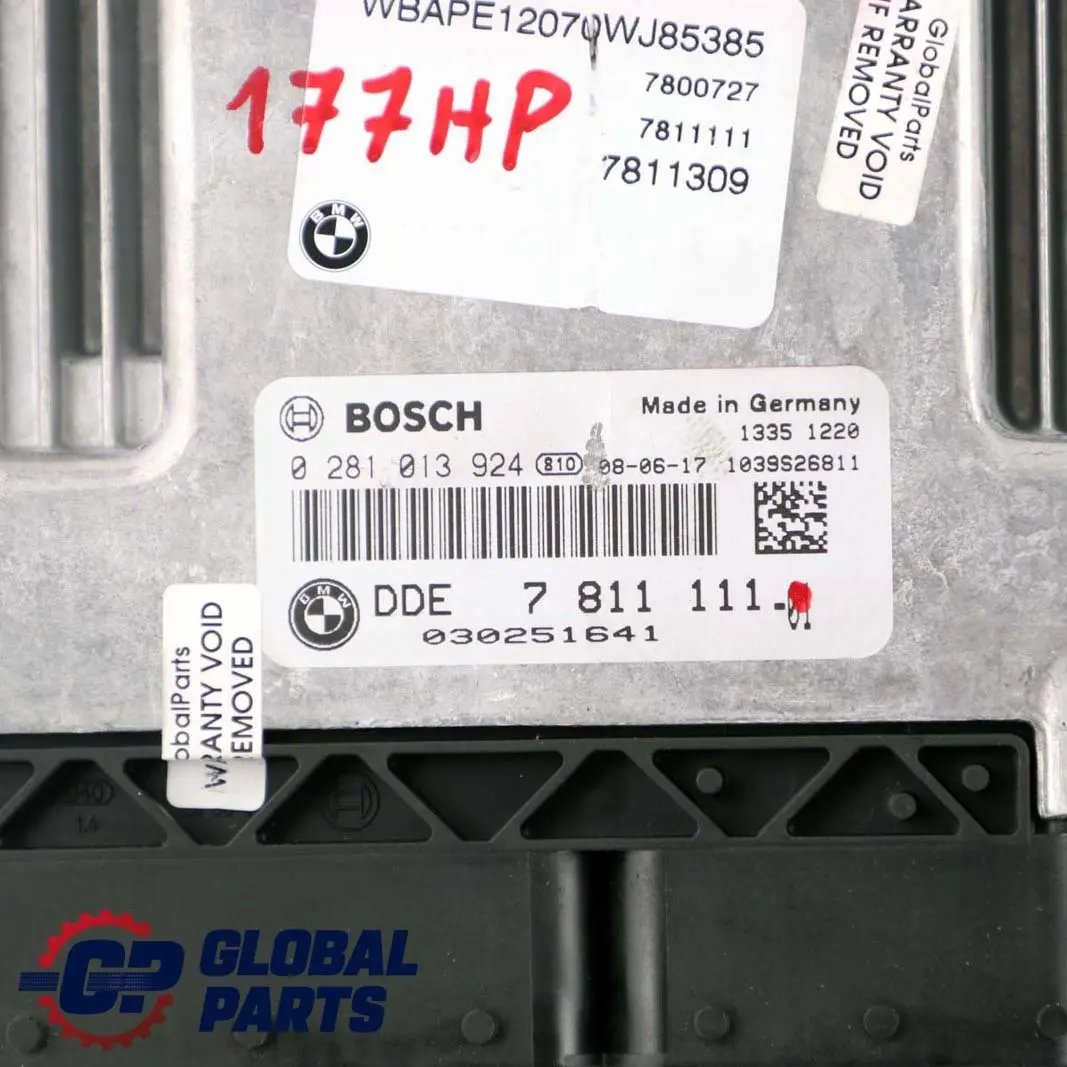 N47 Motore ECU Kit DDE EWS4 Chiave Automatica per BMW X3 E83 LCI 2.0d con numero di parte 7811111 BMW X3 E83 LCI 2.0d N47 Motore ECU Kit DDE EWS4 Chiave Automatica - SKU 7811111 - Numero di parte 7811111