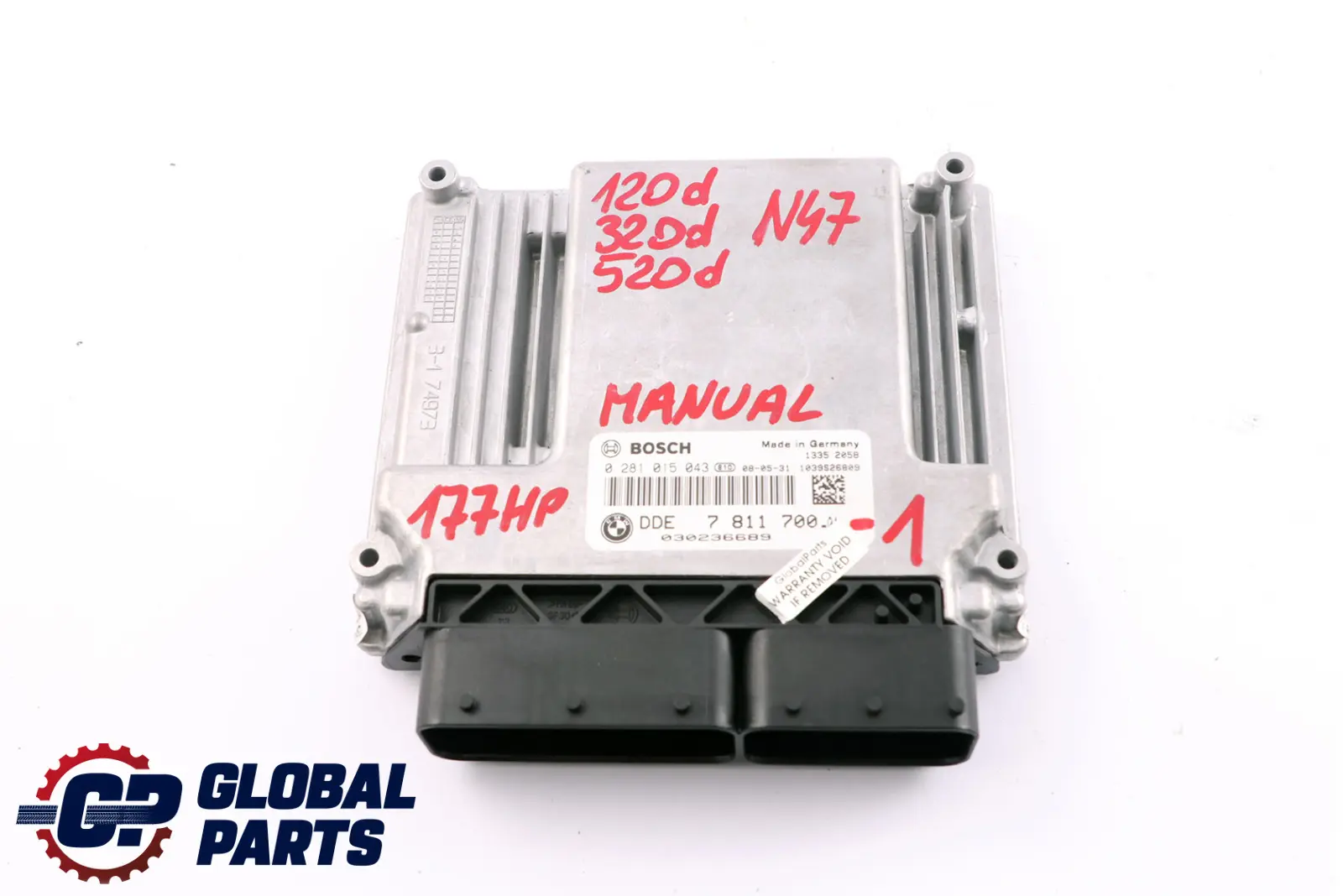BMW E81 E87 E90 E91 120d 320d N47 Unidad De Control del Motor ECU DDE 7811700