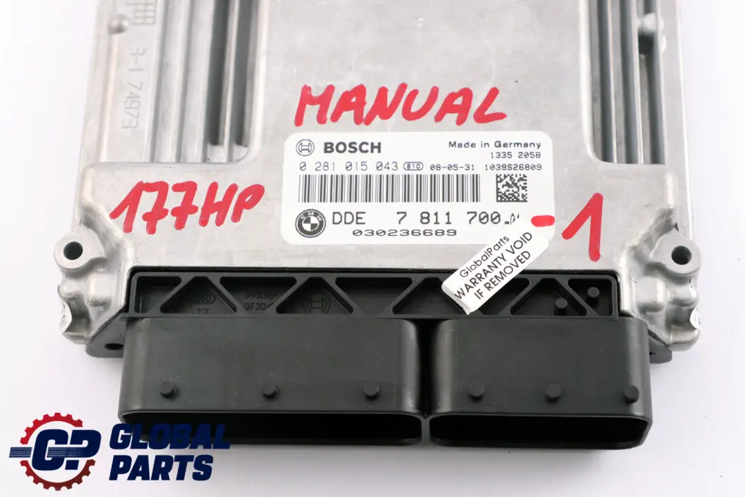 BMW 1 3 Series E81 E87 E90 E91 120d 320d N47 Engine Control Unit ECU DDE - SKU 7811700-1 - Part number 7811700