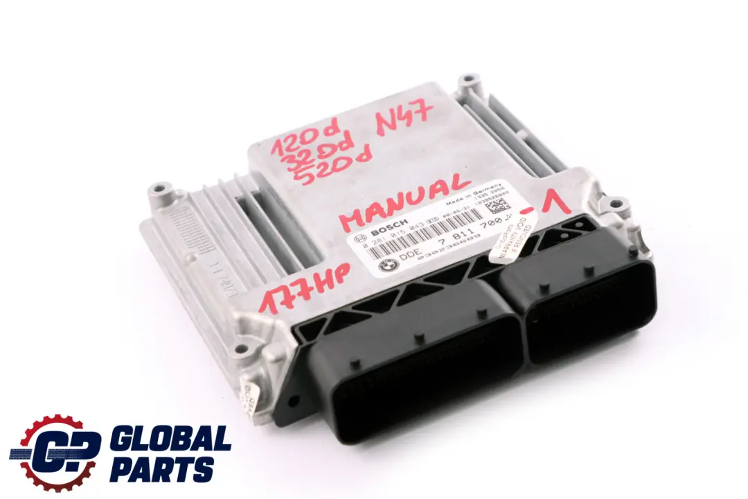 N47 Unidad De Control del Motor ECU DDE para BMW E81 E87 E90 E91 120d 320d con número de pieza 7811700 BMW E81 E87 E90 E91 120d 320d N47 Unidad De Control del Motor ECU DDE - SKU 7811700-1 - Número de pieza 7811700