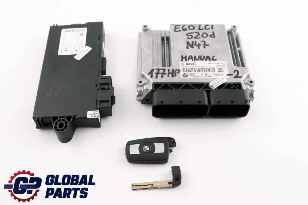 N47 177HP ECU KIT DDE CAS3 + Key Manual to BMW 5 Series E60 E61 LCI 520d with Part number 7811700 BMW 5 Series E60 E61 LCI 520d N47 177HP ECU KIT DDE CAS3 + Key Manual - SKU 7811700-2 - Part number 7811700