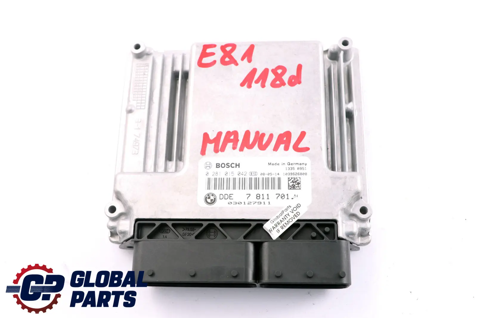 BMW E87 LCI E90 E91 N47 DDE 7811701 Unidad de Control del Motor Diesel ECU