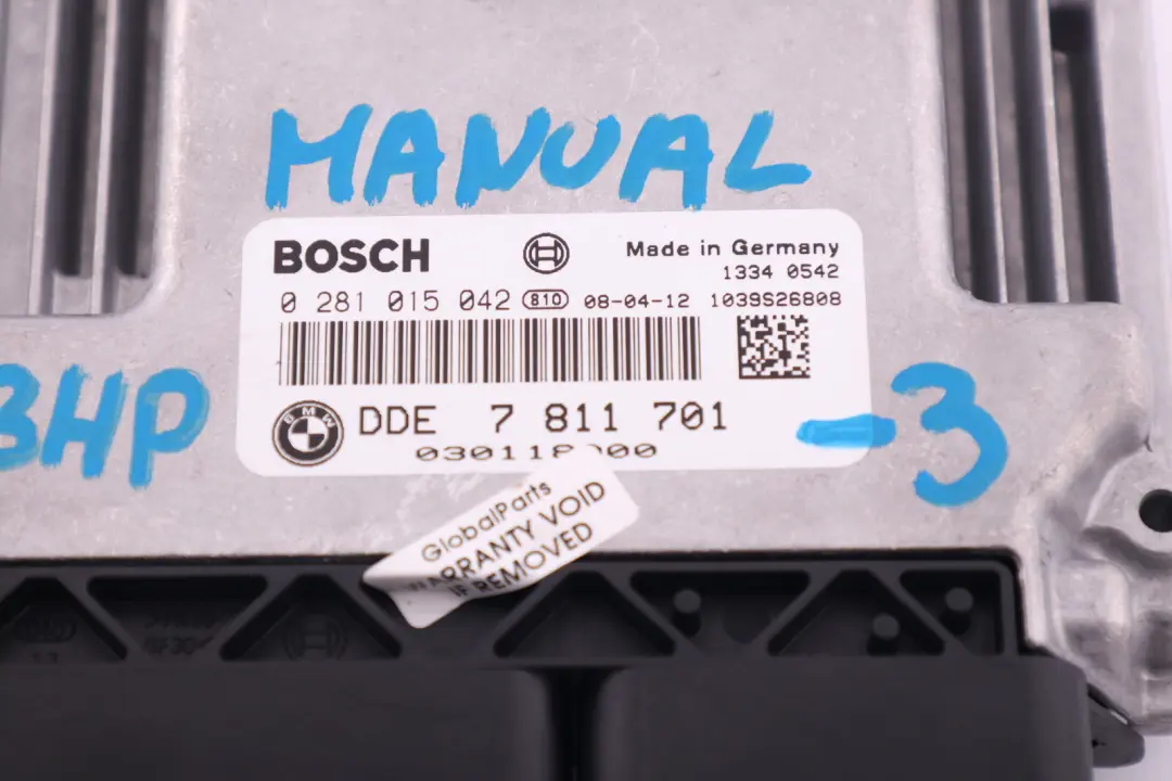 BMW E81 E87 LCI E90 118d 318d N47 Diesel ECU KIT DDE CAS3 + Key Manual - SKU 7811701-3 - Part number 7811701