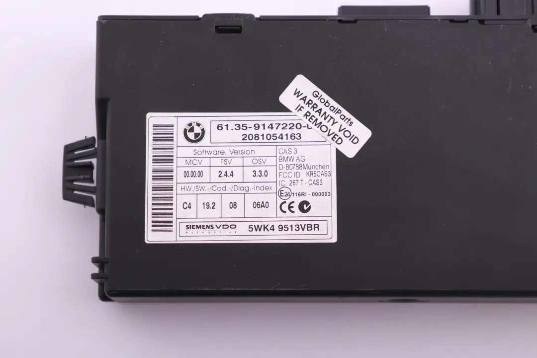 BMW E81 E87N E90 E91 N47 Kit Unite de Commande Du Moteur Dde CAS3 +Cle - SKU 7811701-3 - Numéro de pièce 7811701