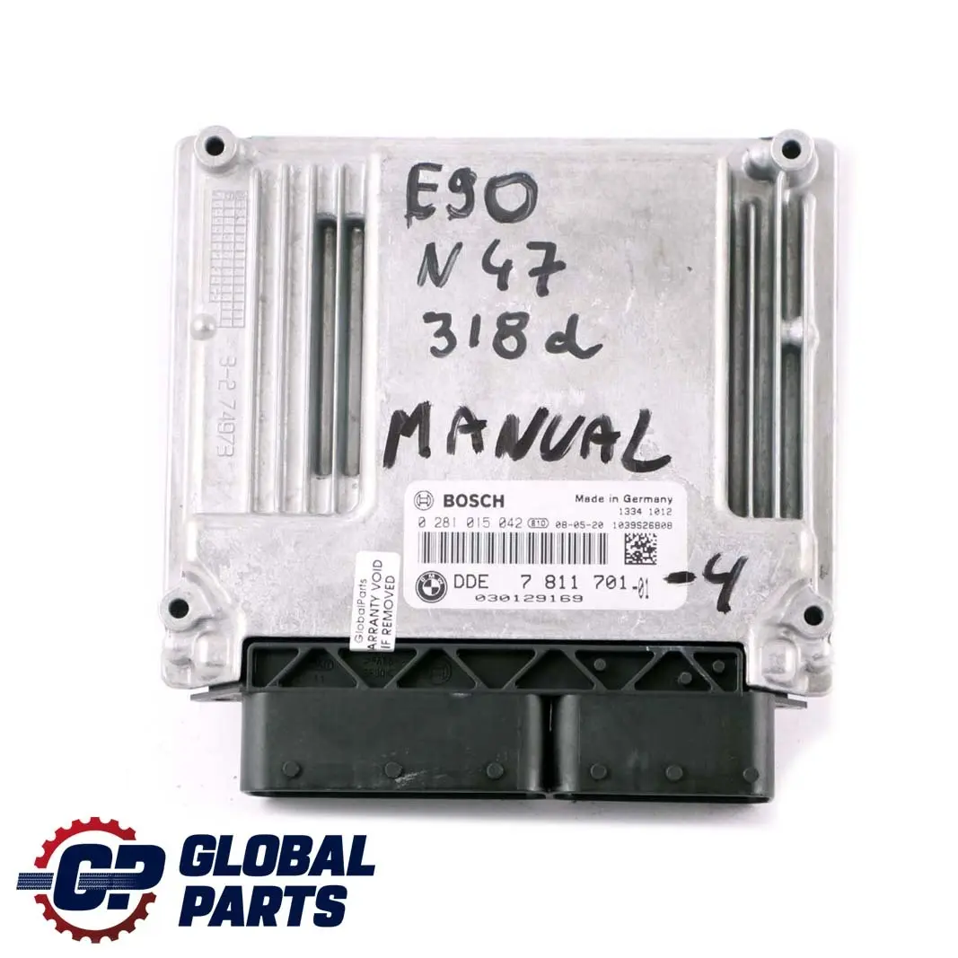 BMW E87 LCI E90 118d 318d Diesel N47 Diesel ECU KIT DDE CAS3 Schlüssel - SKU 7811701-4 - Teilenummer 7811701