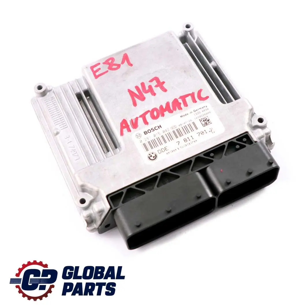 BMW E87 LCI E90 E91 N47 DDE Motorsteuergerät Diesel ECU Automatik - SKU 7811701 - Teilenummer 7811701