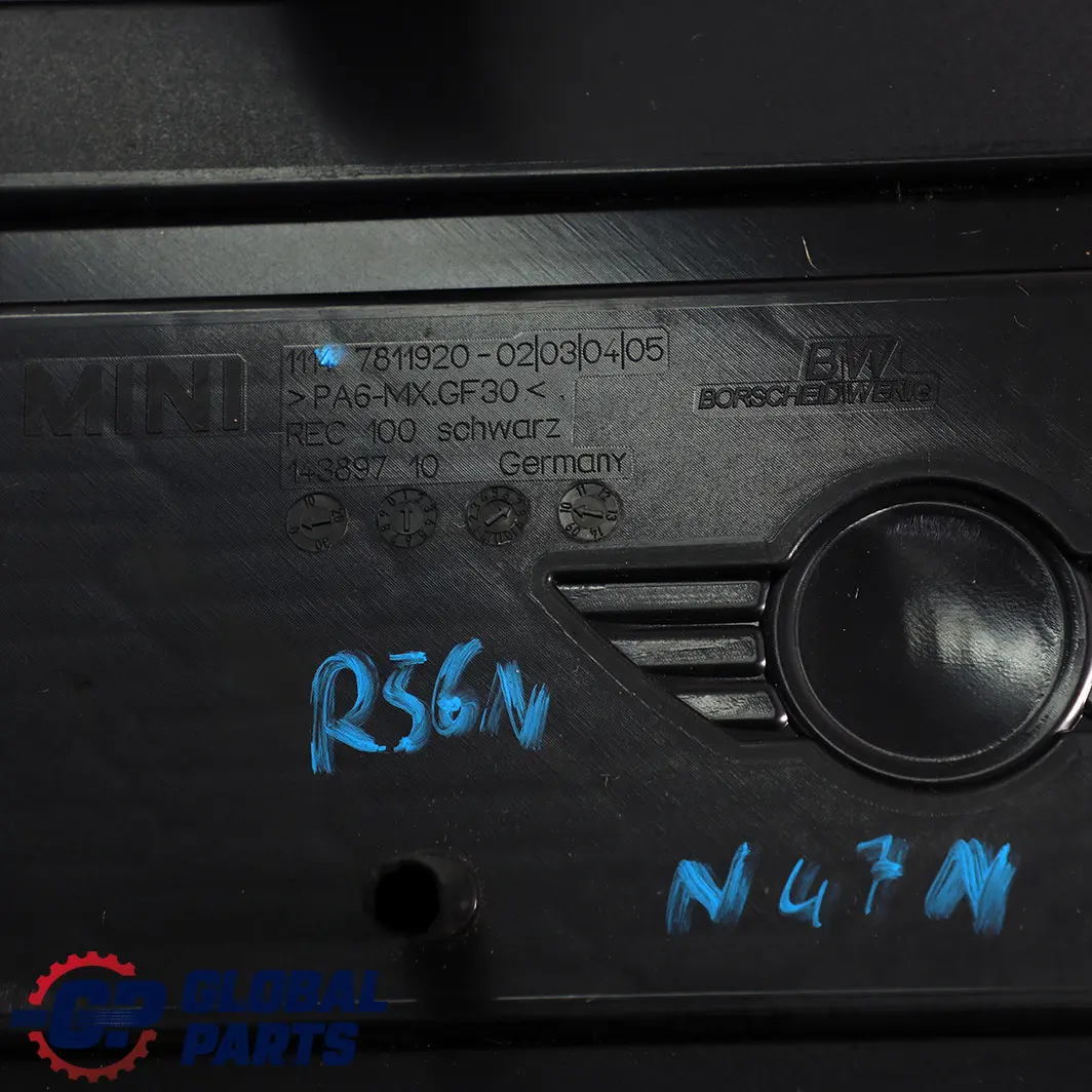 Mini R55 R56 R57 LCI N47N Tapa Motor Acoustic Diesel - SKU 7811920 - Número de pieza 7811920