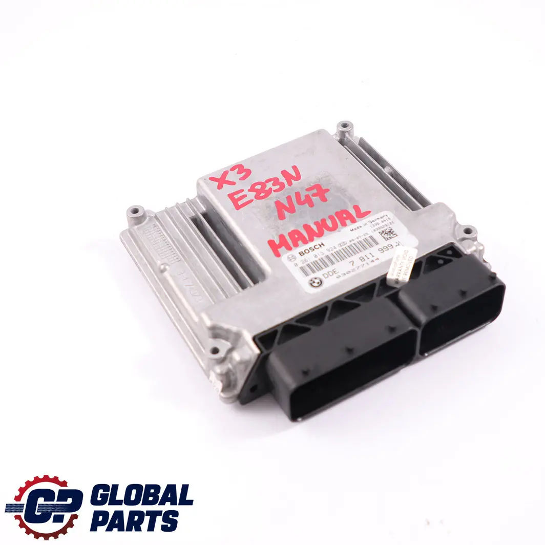 BMW X3 E83 LCI 2.0d N47 177CV Motor Unidad de Control ECU DDE Manual - SKU 7811999 - Número de pieza 7811999
