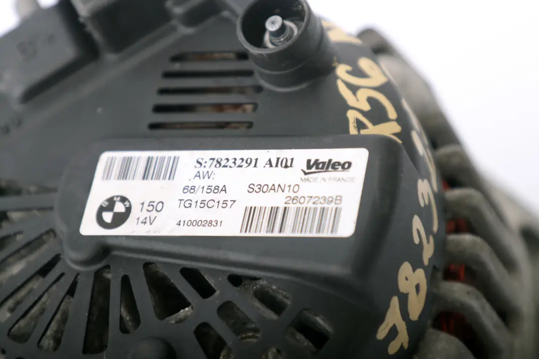 N47N Alternator Generator Diesel 150A to BMW Mini Cooper R55 R56 R57 LCI with Part number 7823292 BMW Mini Cooper R55 R56 R57 LCI N47N Alternator Generator Diesel 150A - SKU 7823292 - Part number 7823292