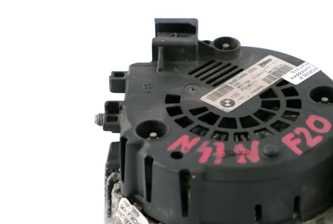 Alternador Generador 150A N47N Diesel 8519890 para BMW F20 F21 F30 F31 F32 F33 con número de pieza 7823344 BMW F20 F21 F30 F31 F32 F33 Alternador Generador 150A N47N Diesel 8519890 - SKU 7823344 - Número de pieza 7823344