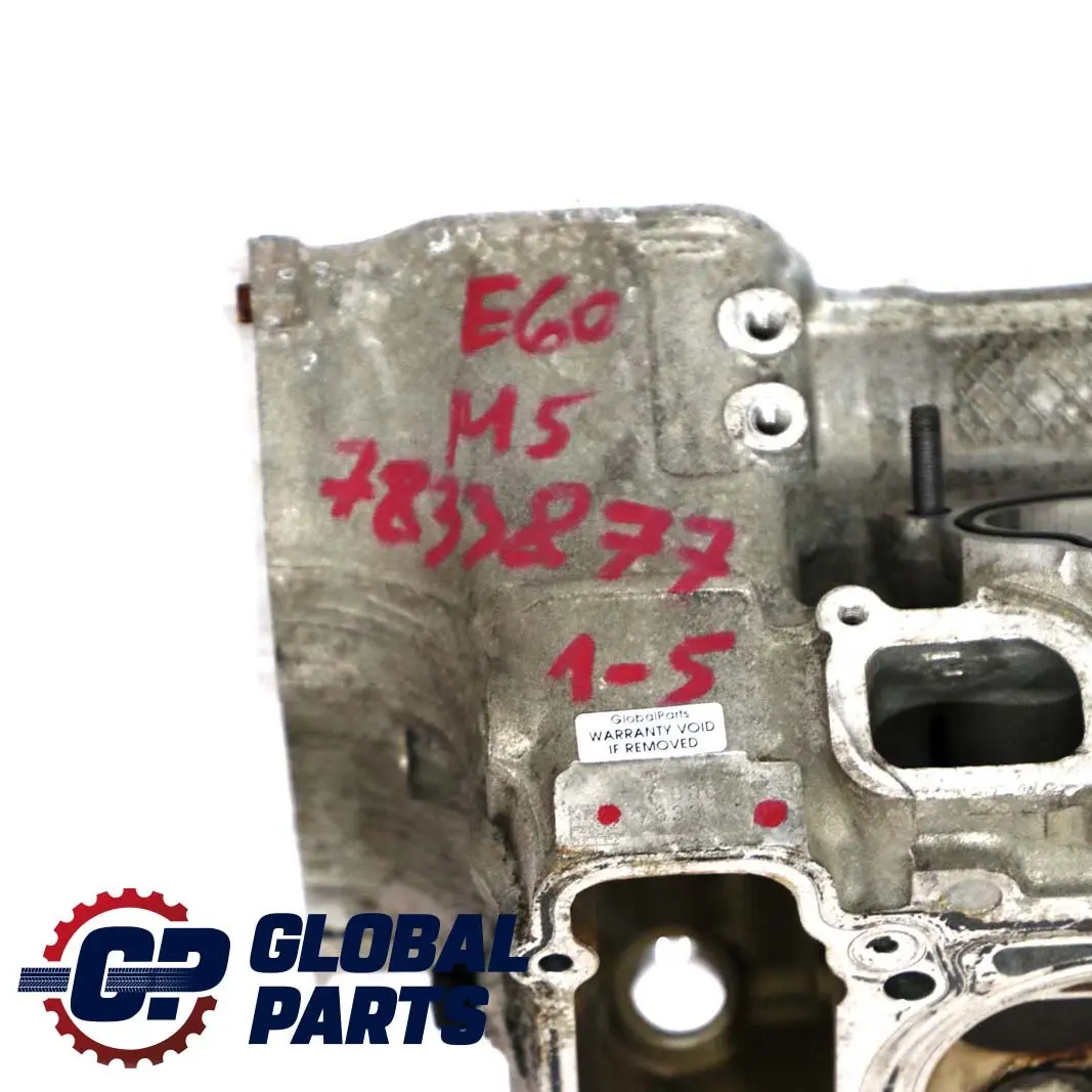 Cylinder Head Right 1-5 to BMW 5 6 Series E60 M5 E63 M6 Petrol S85 Engine with Part number 7833877 BMW 5 6 Series E60 M5 E63 M6 Petrol S85 Engine Cylinder Head Right 1-5 - SKU 7833877 - Part number 7833877