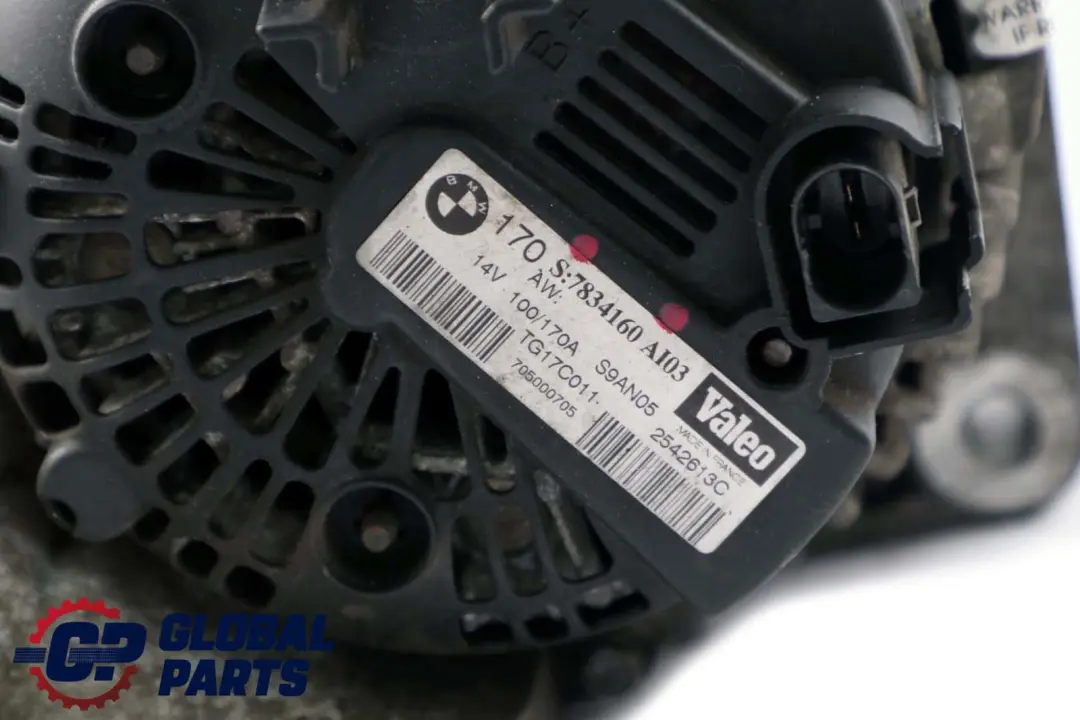 Alternatore Generatore 170A per BMW E60 M5 E63 E64 M6 S85 con numero di parte 7834160 BMW E60 M5 E63 E64 M6 S85 Alternatore Generatore 170A - SKU 7834160 - Numero di parte 7834160