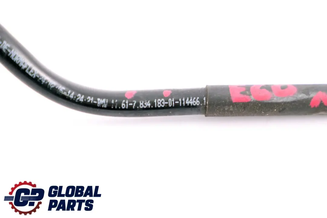 Vent Line Hose Pipe to BMW 5 6 Series E60 E61N LCI E63 E64 Saloon M5 M6 with Part number 7834183 BMW 5 6 Series E60 E61N LCI E63 E64 Saloon M5 M6 Vent Line Hose Pipe - SKU 7834183 - Part number 7834183