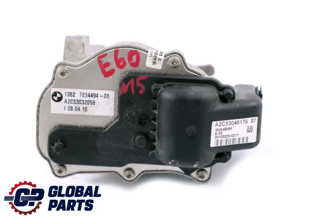 Throttle Body Actuator to BMW E60 M5 E63 E64 M6 Engine S85 with Part number 7834494 BMW E60 M5 E63 E64 M6 Engine S85 Throttle Body Actuator - SKU 7834494 - Part number 7834494