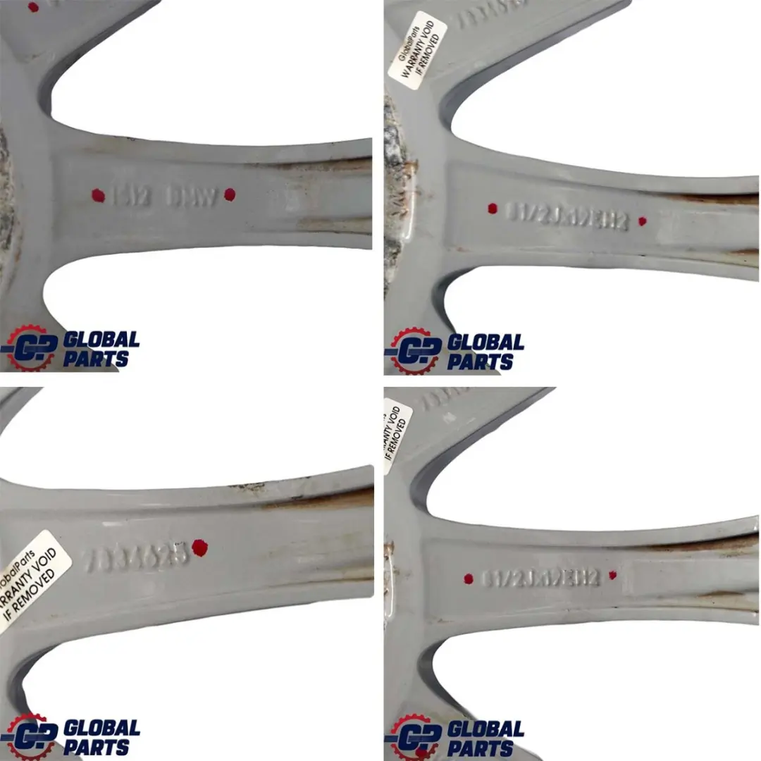 Set Complete 4x Wheel Rim with Tyres 19" M Radial Spoke 166 to BMW E60 M5 Silver with Part number 7834625 / 7834626 BMW E60 M5 Silver Set Complete 4x Wheel Rim with Tyres 19" M Radial Spoke 166 - SKU 7834625/626 - Part number 7834625 / 7834626