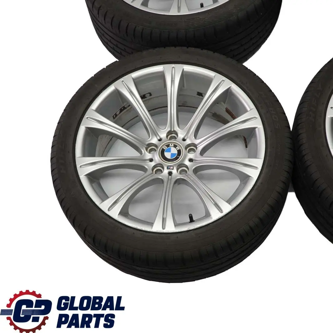 Set Complete 4x Wheel Rim with Tyres 19" M Radial Spoke 166 to BMW E60 M5 Silver with Part number 7834625 / 7834626 BMW E60 M5 Silver Set Complete 4x Wheel Rim with Tyres 19" M Radial Spoke 166 - SKU 7834625/626 - Part number 7834625 / 7834626