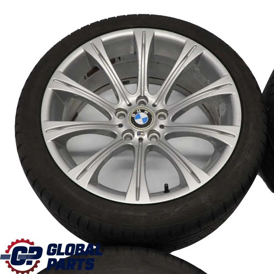 BMW E60 M5 Komplettes 4x Rad Alufelgen Felge 19" mit Reifen M Radialspeiche 166 - SKU 7834625/626 - Teilenummer 7834625 / 7834626