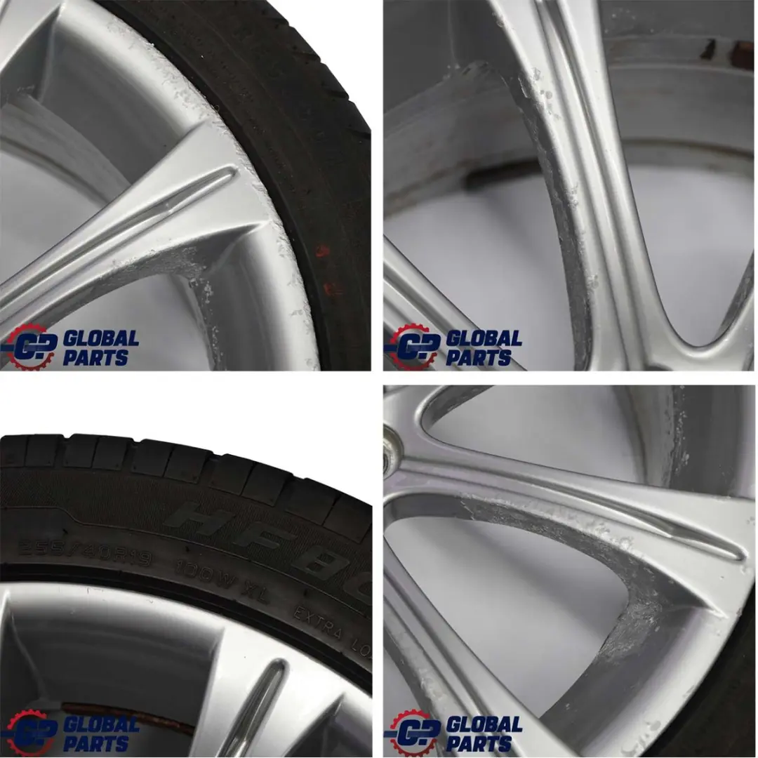 Set Complete 4x Wheel Rim with Tyres 19" M Radial Spoke 166 to BMW E60 M5 Silver with Part number 7834625 / 7834626 BMW E60 M5 Silver Set Complete 4x Wheel Rim with Tyres 19" M Radial Spoke 166 - SKU 7834625/626 - Part number 7834625 / 7834626