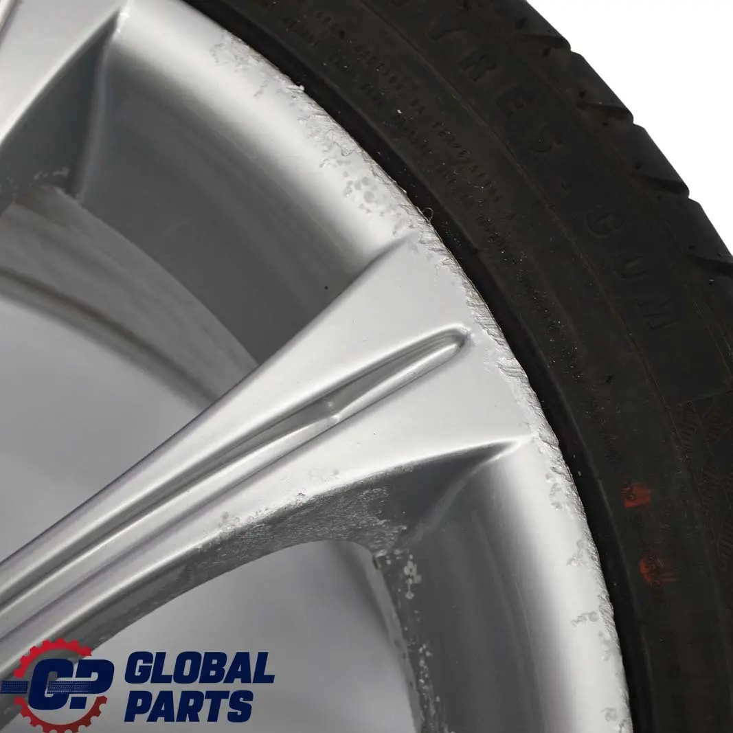 Set Complete 4x Wheel Rim with Tyres 19" M Radial Spoke 166 to BMW E60 M5 Silver with Part number 7834625 / 7834626 BMW E60 M5 Silver Set Complete 4x Wheel Rim with Tyres 19" M Radial Spoke 166 - SKU 7834625/626 - Part number 7834625 / 7834626