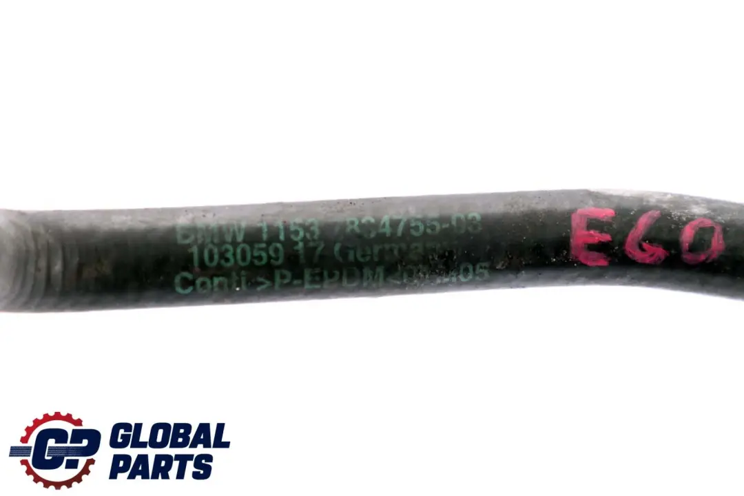 Radiator Coolant Vent Pipe Hose to BMW E60 E61 LCI M5 E63 M6 with Part number 7834755 BMW E60 E61 LCI M5 E63 M6 Radiator Coolant Vent Pipe Hose - SKU 7834755 - Part number 7834755