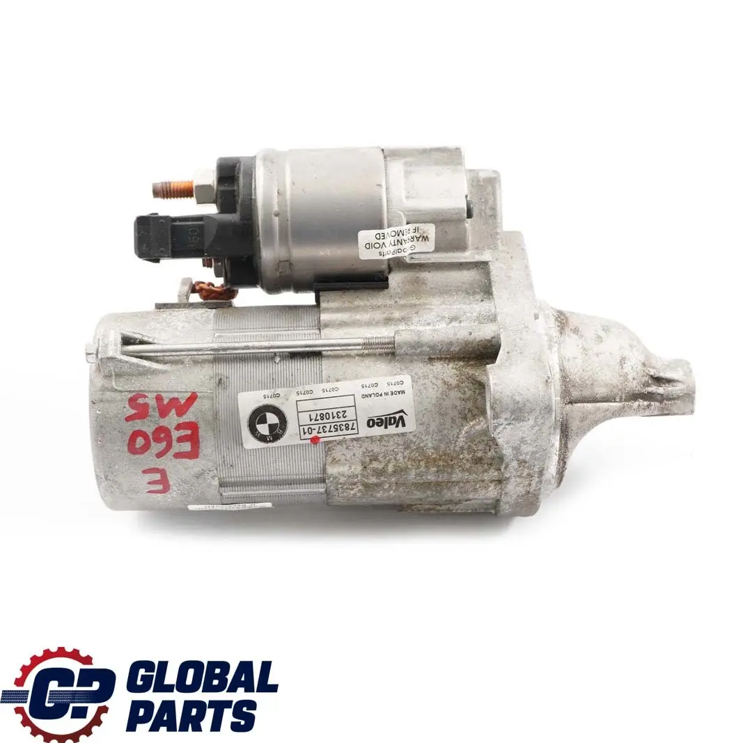 Starter Motor to BMW 5 6 E60 E61 LCI M5 E63 E64 M6 Engine with Part number 7835737 BMW 5 6 E60 E61 LCI M5 E63 E64 M6 Engine Starter Motor - SKU 7835737 - Part number 7835737