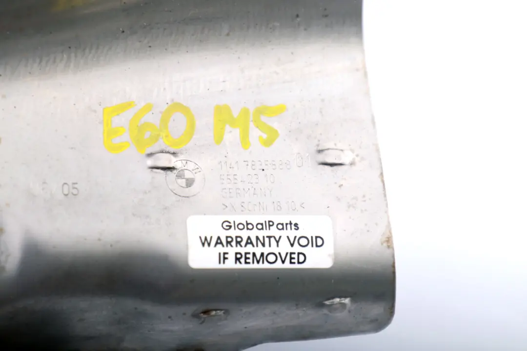 BMW 5 6 er E60 M5 E63 M6 Wärmeschutzblech Ölversorgung - SKU 7835888 - Teilenummer 7835888