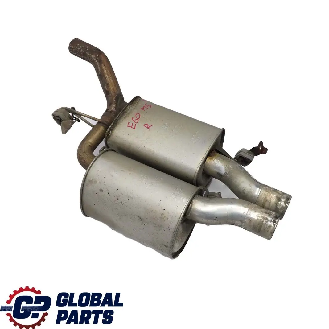 Exhaust System Rear Right Silencer O/S 7835954 to BMW 5 Series E60 M5 with Part number 7835953 BMW 5 Series E60 M5 Exhaust System Rear Right Silencer O/S 7835954 - SKU 7835953 - Part number 7835953