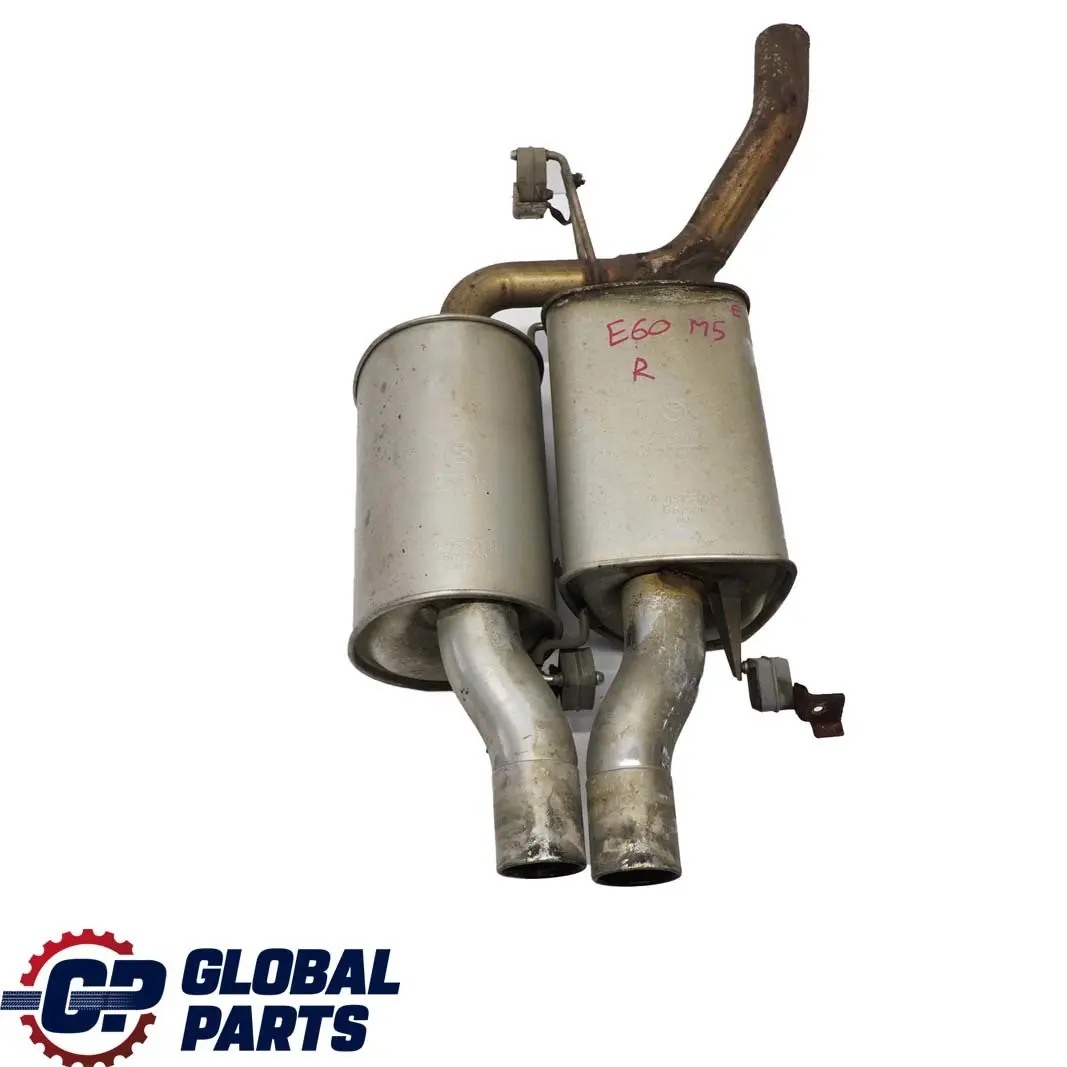 BMW 5 Series E60 M5 Exhaust System Rear Right Silencer O/S 7835953 7835954