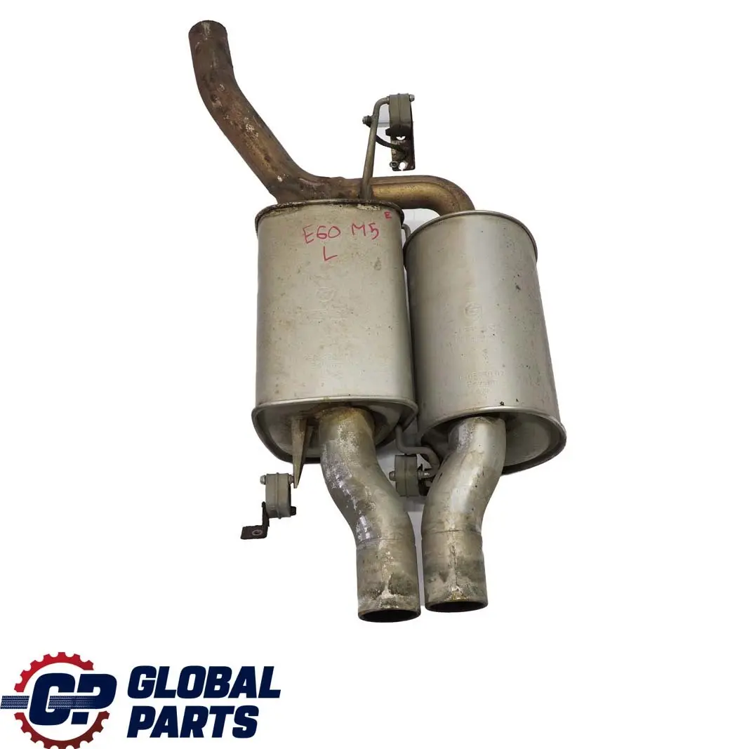 Exhaust System Rear Left Silencer N/S 7835951 7835952 to BMW 5 Series E60 M5 with Part number 7835961 BMW 5 Series E60 M5 Exhaust System Rear Left Silencer N/S 7835951 7835952 - SKU 7835961 - Part number 7835961
