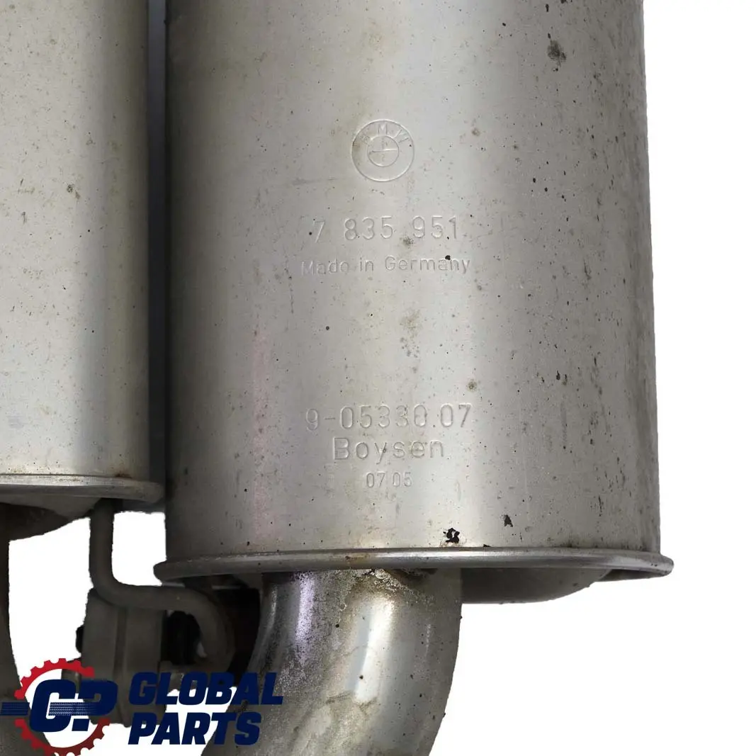 Exhaust System Rear Left Silencer N/S 7835951 7835952 to BMW 5 Series E60 M5 with Part number 7835961 BMW 5 Series E60 M5 Exhaust System Rear Left Silencer N/S 7835951 7835952 - SKU 7835961 - Part number 7835961