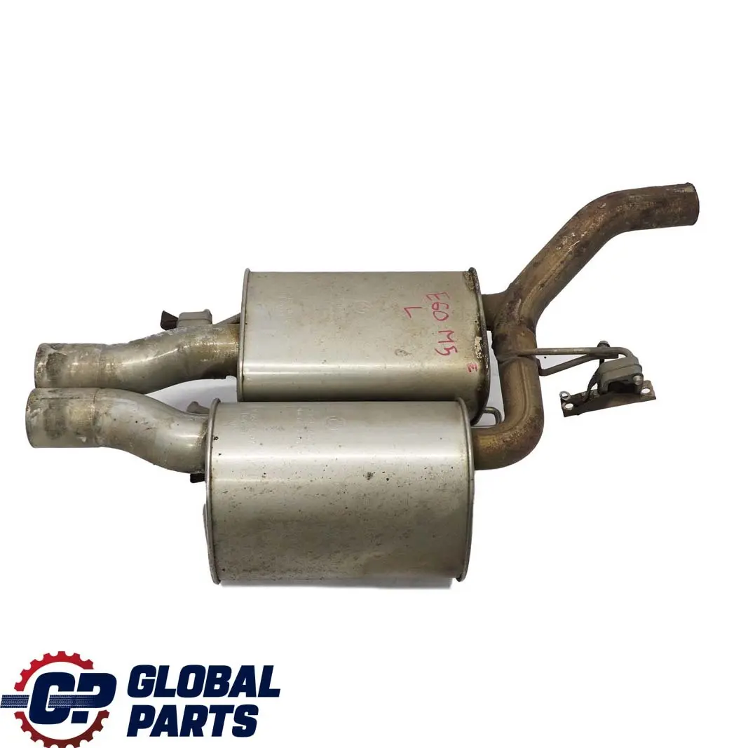 Exhaust System Rear Left Silencer N/S 7835951 7835952 to BMW 5 Series E60 M5 with Part number 7835961 BMW 5 Series E60 M5 Exhaust System Rear Left Silencer N/S 7835951 7835952 - SKU 7835961 - Part number 7835961
