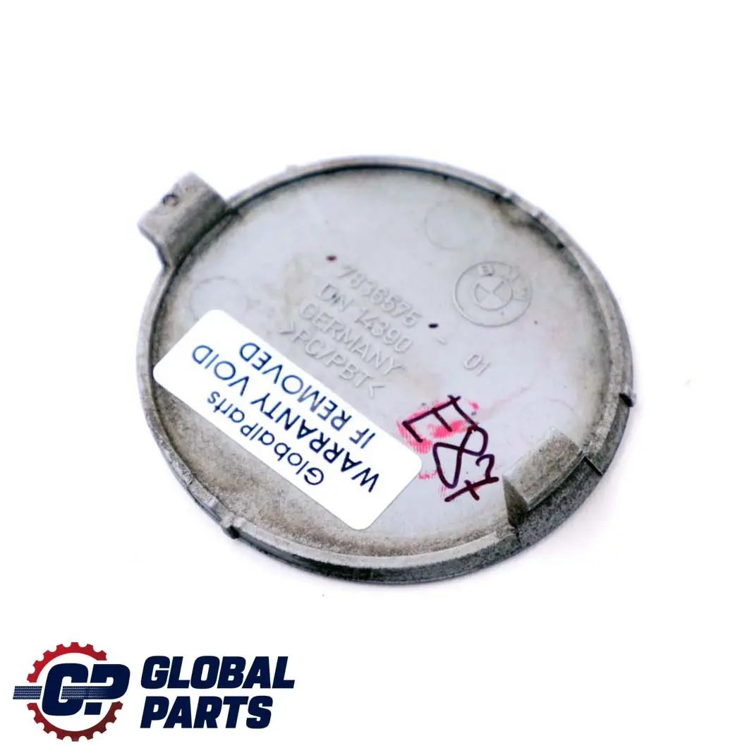 BMW E81 E87 M Sport Flap Towing Eye Parachoques trasero Sparkling Graphite - SKU 7836575-SG - Número de pieza 7836575