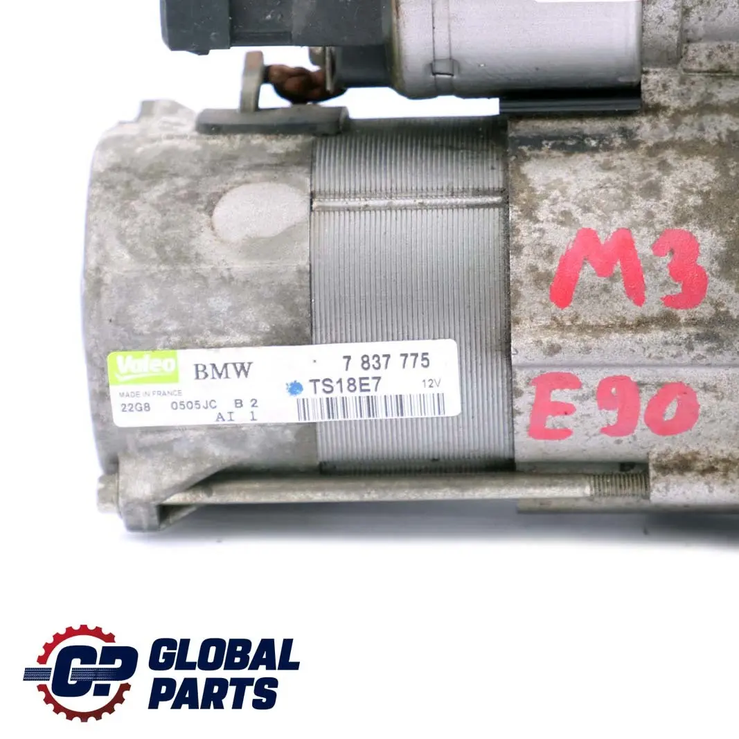 S65 Starter Motor Petrol to BMW 3 Series E90 E92 E93 M3 with Part number 7837775 BMW 3 Series E90 E92 E93 M3 S65 Starter Motor Petrol - SKU 7837775 - Part number 7837775