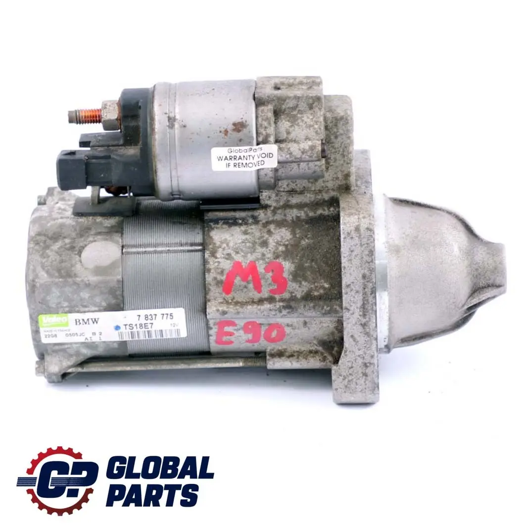 S65 Starter Motor Petrol to BMW 3 Series E90 E92 E93 M3 with Part number 7837775 BMW 3 Series E90 E92 E93 M3 S65 Starter Motor Petrol - SKU 7837775 - Part number 7837775