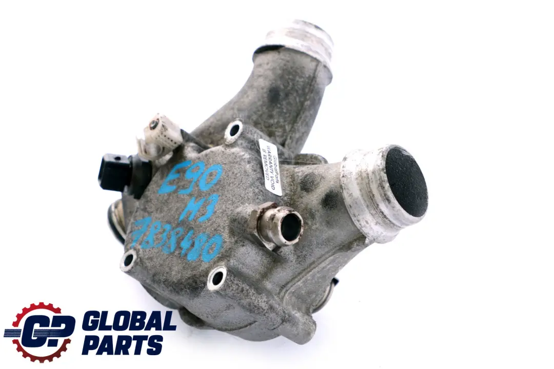 BMW E90 E92 E93 M3 Alloggiamento Termostato Raffreddamento Motore 7838482 - SKU 7838480 - Numero di parte 7838480
